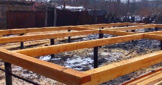 Пол на винтовых сваях Белебей цена от 15396 руб.